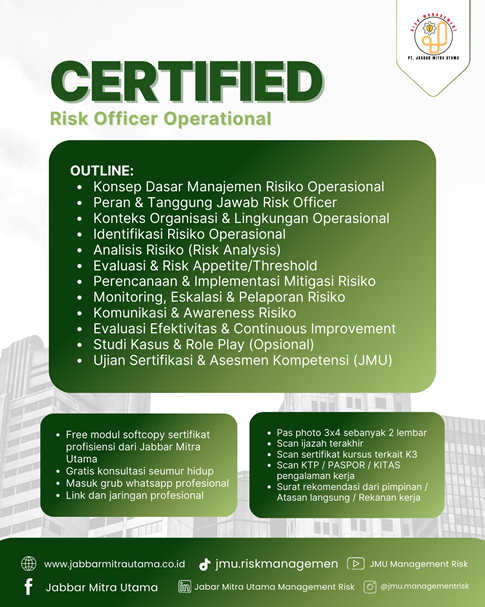 Certified Risk Officer Operational